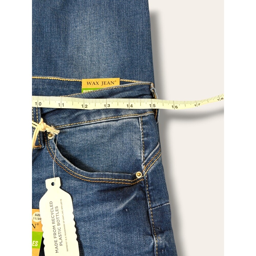 Wax Jean Jeans Womens 11/30 High Rise Sustainable Denim Medium Wash - Picture 10 of 10